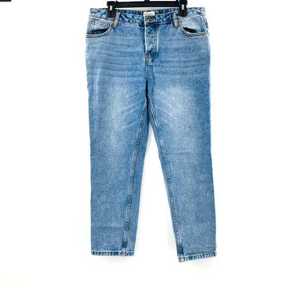 Buffalo David Bitton Payton High-Rise Rigid Girlfriend Jeans Tie Dye Heart 30 - Picture 2 of 11